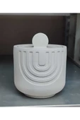 DEKORATİF KAPAKLI BETON ORGANİZER KUTU - 4