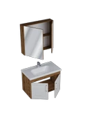 UBM Alaçatı 80 cm Banyo Dolabı Seti Beyaz - 2