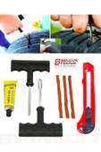 7 Parça Araba Motorsiklet Otomobil Bisiklet Lastik Tamir Kiti Seti - 1