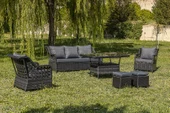 Btk Concept Oscar Rattan Bahçe Mobilyasi 3+1+1 Masali Garantili - 1