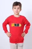 ERKEK ÇOCUK ŞARDONLU SWEAT MOOD NAKIŞ DETAYLI RİBANALI E35 thumbnail 7