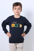ERKEK ÇOCUK ŞARDONLU SWEAT MOOD NAKIŞ DETAYLI RİBANALI E35 thumbnail 11