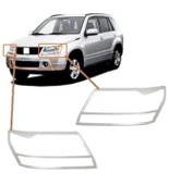 Suzuki Grand Uyumlu Vitara 2007 2012 Ön Far Kaplama Abs (Plastik) - 1
