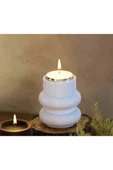 DEKORATİF 2'Lİ İSKANDİNAV DESENLİ TEALİGHT MUMLUK - 2