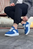 WG011 Kırmızı Süet Erkek Casual Ayakkabı - 3