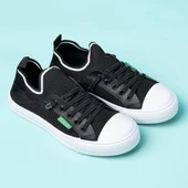 BNETTON BNİ-10233 İTHAL ESNEK KETEN SNEAKERS KADIN AYAKKABI - 3