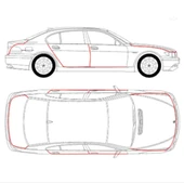 Oto Araç Kapı Koruma Fitili 5Metre Parlak BEYAZ - 3