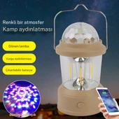 Çok Fonksiyonlu Renkli Şarj Edilebilir Kamp Lambası – Pratik ve Şık Aydınlatma Çözümü - 1