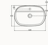 Isvea Infinity Tezgah Üstü Lavabo 60 cm - 3