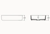 Isvea Infinity Tezgah Üstü Lavabo 50 cm - 2