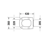 Duravit D-Code Klozet Kapağı - 3