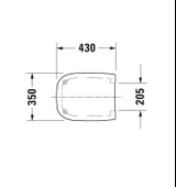 Duravit D-Code Klozet Kapağı - 2