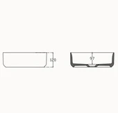 Isvea Infinity Tezgah Üstü Lavabo 36 cm - 2