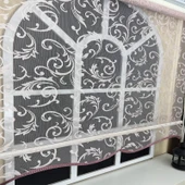 StorBurada Çift Mekanizmalı Pembe Tül Stor Perde STB-130  Pembe 160 x 260 thumbnail 2