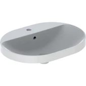 Geberit VariForm Batarya Delikli Lavabo Tezgah Üstü Eliptik 60 cm - 1