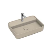 Isvea Infinity Tezgah Üzeri Lavabo 55cm Fil Dişi - 1