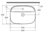 Isvea Infinity Inset Lavabo 55 cm - 2