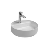 Isvea Infinity Batarya Delikli Tezgah Üzeri Lavabo 42cm Mat Beyaz - 1
