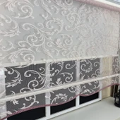 StorBurada Çift Mekanizmalı Pembe Tül Stor Perde STB-130  Pembe 160 x 260 thumbnail 1