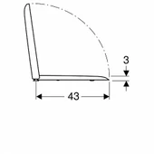 Geberit iCon Square Klozet Kapağı Yavaş Kapanır - 3