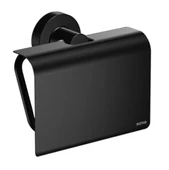Sonia Tecno Black Tuvalet Kağıtlık Mat Siyah - 1