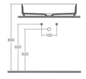 Isvea Infinity Tezgah Üstü Lavabo 55 cm - 4