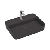 Isvea Infinity Tezgah Üzeri Lavabo 55cm Antrasit - 1