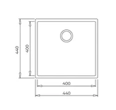Teka Square 40.40 TG Artic White 115230029 thumbnail 2