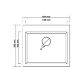 Real Stone Didyma 60 Granit Eviye Gri - 2