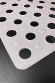 Banyo Paspası Pembe Silikon Kaymaz Vakumlu Duş Paspası - 3