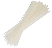 PEMSAN Klips Kablo Bağı 4.8x400 BEYAZ (100lü Paket) Kablo Cırdı - 2