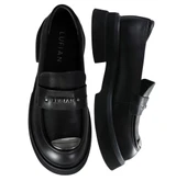 Lufian Lucy Siyah Hakiki Deri Kadın ayakkabı thumbnail 2