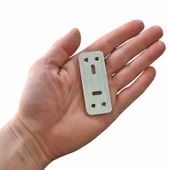 Delikli Düz Lama 30x70 Köşebent Demir Gönye Mobilya Birleştirme Bağlantı -10 Adet - 2