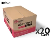 Atiplast Çöp Torbası Endüstriyel Orta Boy 150 gr 55 x 60 cm Siyah 20 Rulo - 2