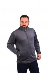 ESER - Fermuarlı Polar Mont - Koyu Gri - 1