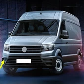 VW Crafter 2017-2025 Sağ Sis Farı Üstü Izgara Kapak 7C0807246 thumbnail 1