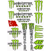 Monster Energy Sticker A4 Boy - 1