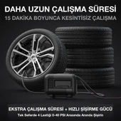 NOCO AIR15 12Volt 80 PSI Ayarlanabilir Dijital Basınç Göstergeli Profesyonel Lastik Şişirme Pompası - 4