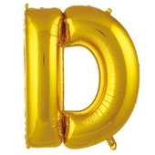 Folyo Balon 76cm Harf Altın "D" - 1