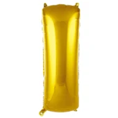 Folyo Balon 76cm Harf Altın "I" - 1