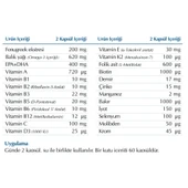 Lacmix Kapsül Vitamin, Mineral, Omega-3 ve Bitki Ekstresi İçeren Takviye Edici Gıda - 3