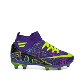 Laliga 565 Mor-Yşl Erkek Çocuk Krampon Ayakkabı thumbnail 1