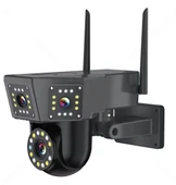 O-KAM 3016 Wifi 6Mp Ptz 3Mp+3Mp 3lü Siyah Kasa thumbnail 2