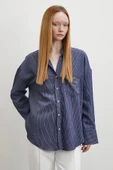 Cepli Çizgili Gömlek Lacivert thumbnail 3