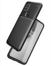 One Plus Nord N10 5G Kılıf Zore Negro Karbon Tasarım Silikon - 11