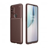 One Plus Nord N100 Kılıf Zore Negro Karbon Tasarım Silikon Kılıf - 4