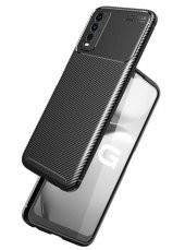 Vivo Y20S Kılıf Zore Negro Karbon Tasarım Silikon Kılıf - 8