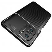 Xiaomi Mi 11İ Kılıf Zore Negro Karbon Tasarım Silikon Kılıf - 11
