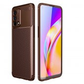 Oppo A74 4G Kılıf Zore Negro Karbon Tasarım Silikon Kılıf - 4