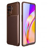 Oppo Reno 5 Lite Kılıf Zore Negro Karbon Tasarım Silikon Kılıf - 4